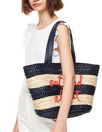 Kate Spade New York Shore Thing Out and About Straw Tote | Brixton Baker
