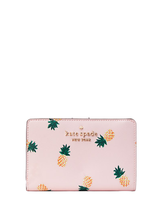 Kate Spade New York Staci Medium Pineapple Compact Bifold Wallet | Brixton  Baker