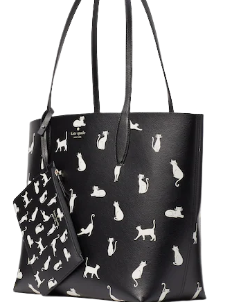 Kate Spade New York Whiskers Large Reversible Cat Tote Bag | Brixton Baker