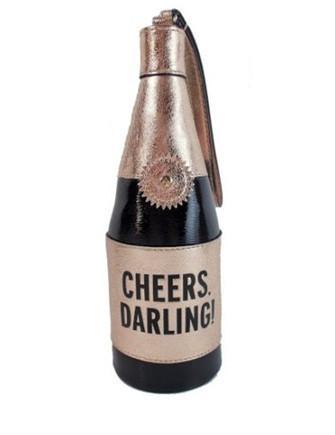 Kate Spade New York Chestnut St Cheers Darling Champagne Wristlet | Brixton  Baker