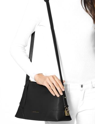 crosby large pebbled leather shoulder bag