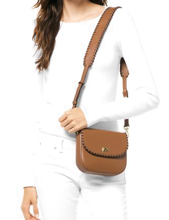 michael kors black dome crossbody