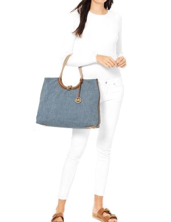 michael kors isla ring shoulder tote