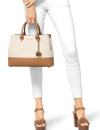 signature savannah large satchel