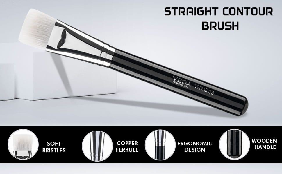 Vega Professional Straight Contour Brush VPPMB-08 at Rs 720.00 | मेकअप ...
