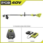 Ryobi P20180 ONE+ 18V 13" Battery String Trimmer/Edger w/4Ah Battery & Charger OPEN BOX