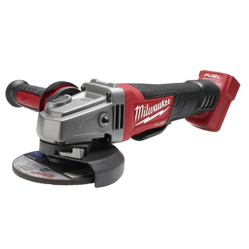 Milwaukee M18 FUEL 18V Brushless Cordless 4-1/2 in/5 in. Grinder w/Paddle Switch