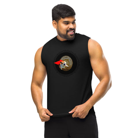 Super Shiba Inu Muscle Shirt: A sleeveless tee with a fun and energetic Shiba Inu design, perfect for casual wear or workouts.