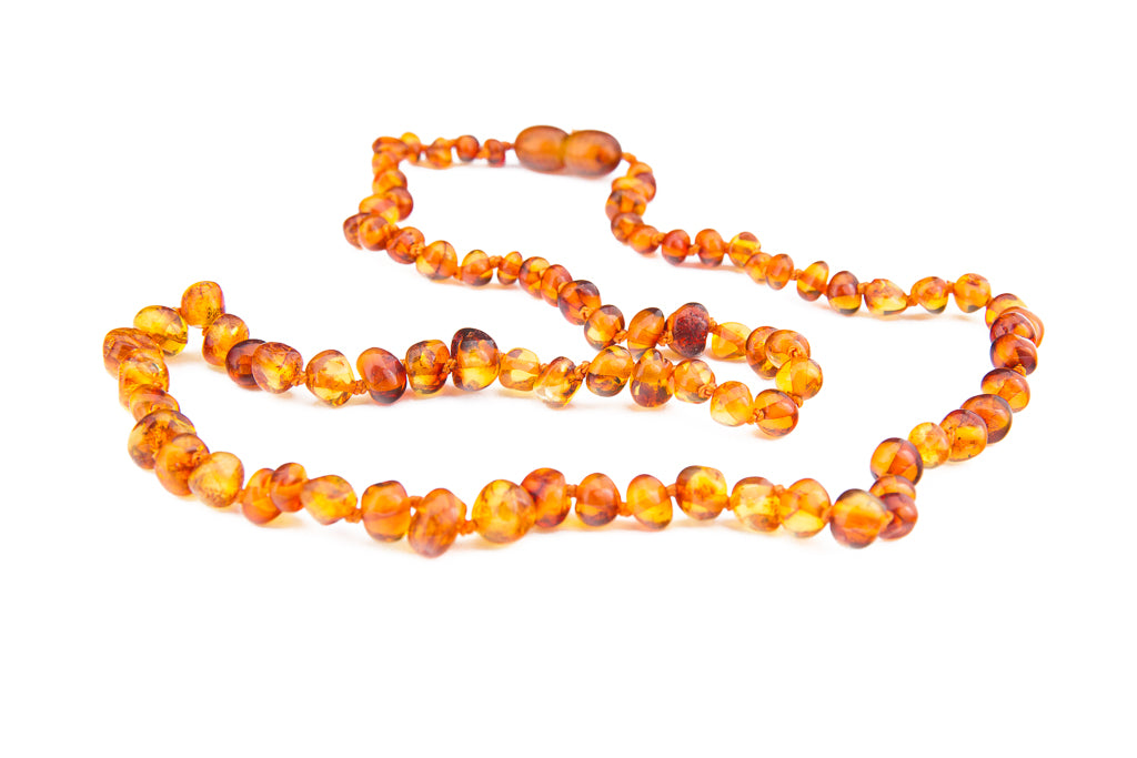 Canyon Leaf Baltic Amber + Amethyst Necklace (Adult's Sizes) – Bean Tree  Baby