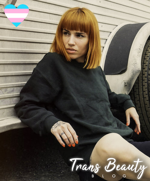 Best Hairstyles to Wear While MtF Transitioning - Orange Bob Cut