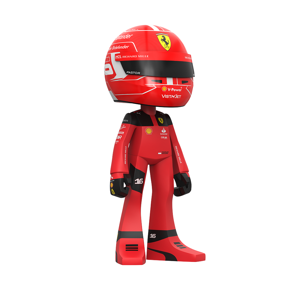 Mighty Jaxx Figurine de collection Formula One 2021 Charles Leclerc  (Ferrari)