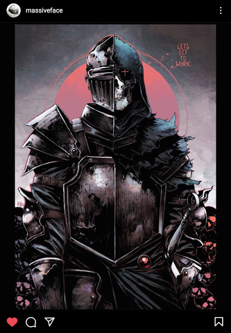 The Knight by Rob Bowyer Artwork