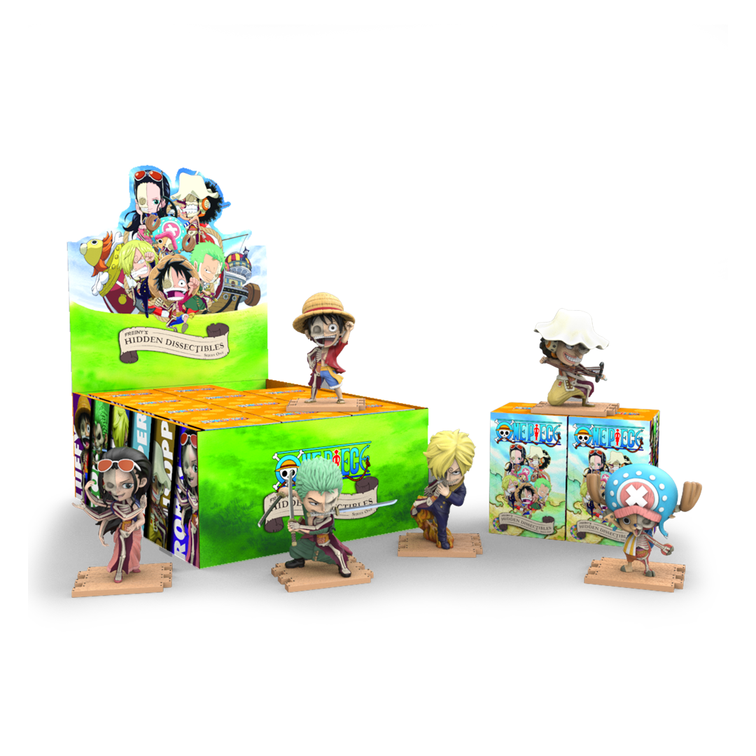 One Piece Freeny's Hidden Dissectibles Funboxx (Luffy's Gears Edition) Box  of 6 Random Figures