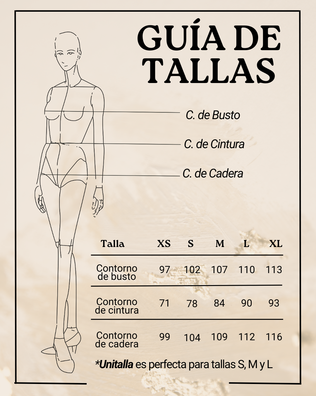 tabla de tallas