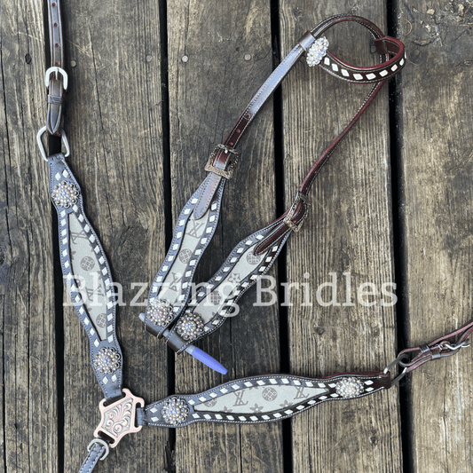 Upcycled fashion Luxury Western Tack Set – Blazzing Bridles