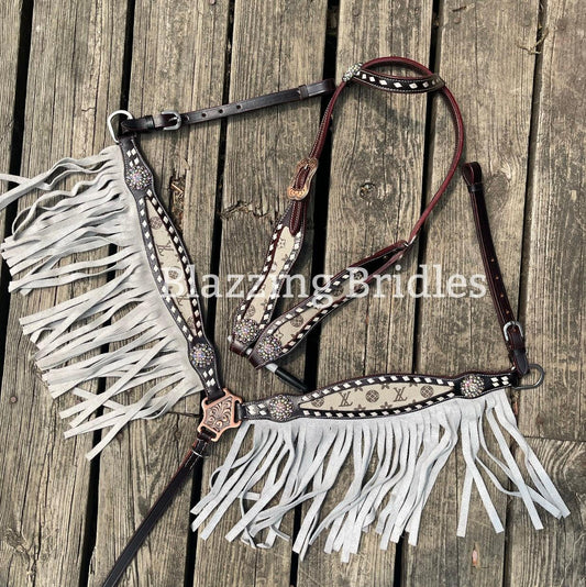 Upcycled fashion Luxury Western Tack Set