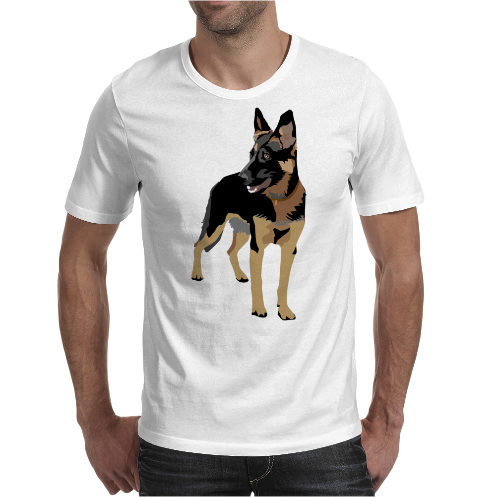 German Shepherd Working Dog Mens T-Shirt | eBay