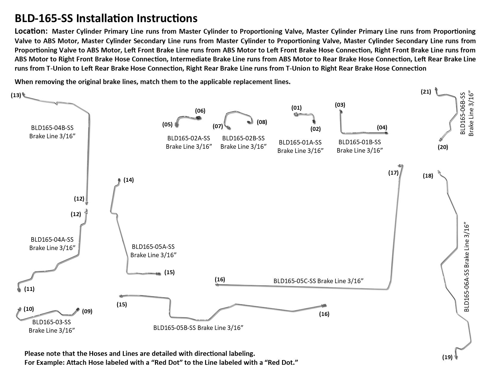 BLD-165-SS Installation Instructions