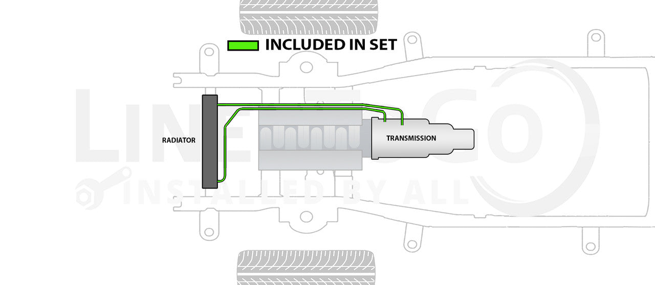 Isuzu Ascender Transmission Line Set 2008 4.2L TCL-101-4F