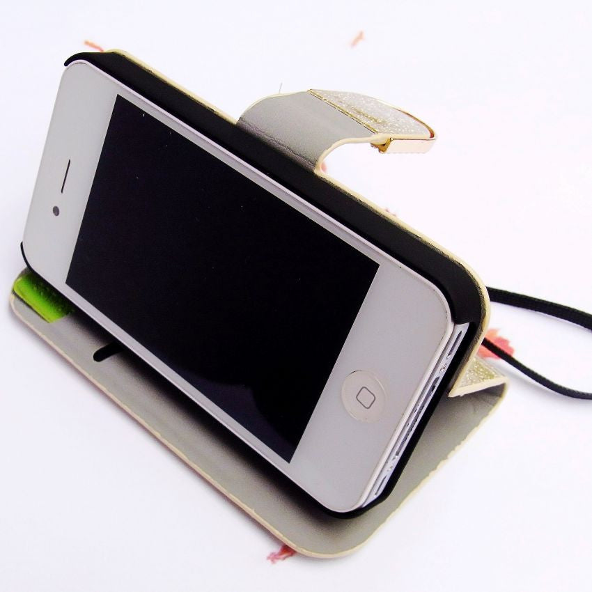 Ontrouw auditorium Recensie Rhinestone iPhone 5 wallet case,glitter iPhone 4 flip case Artifycase –  ArtifyCase