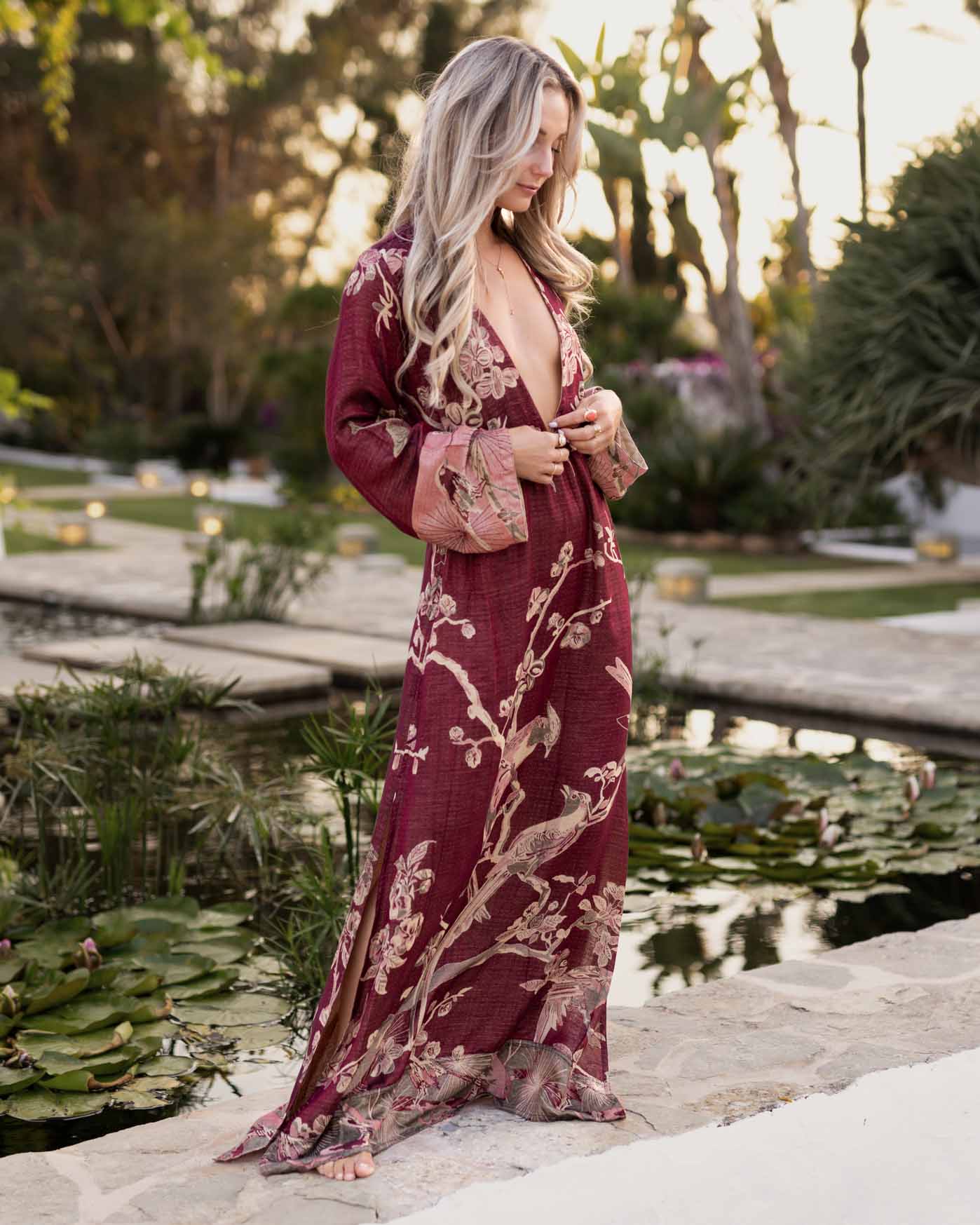 Wineberry Dream - Maxi Dress - Brahmaki product image