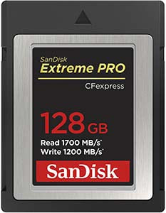 SanDisk Extreme PRO CFexpress Type B (128GB)