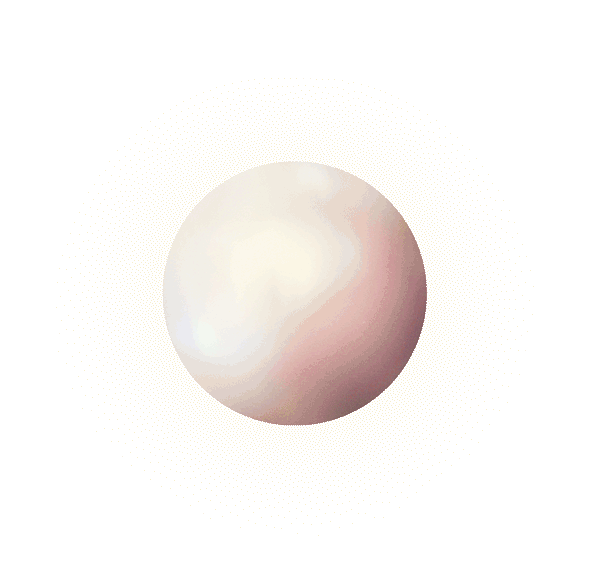 An illustration of a glowing pearl-like crystal ball.