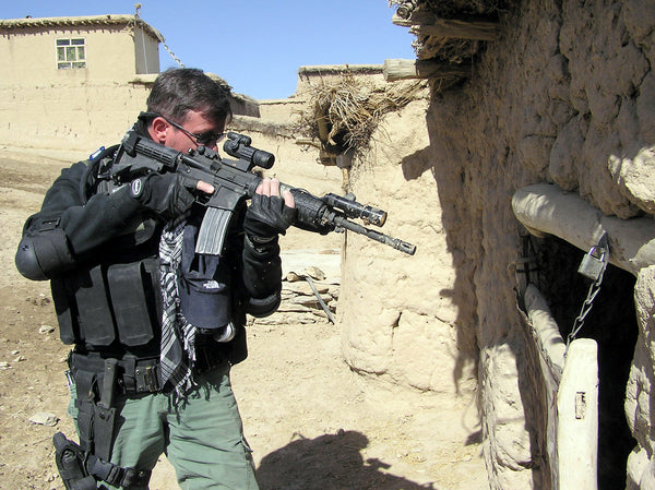 Air Force Office of Special Investigations (OSI) searches for a Taliban weapons