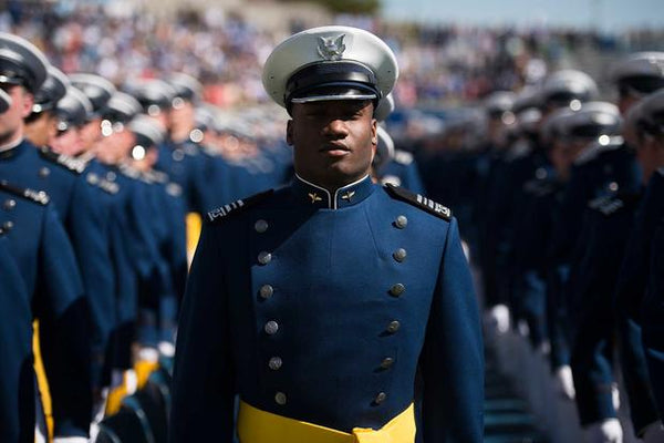 Air Force Officer Standing By