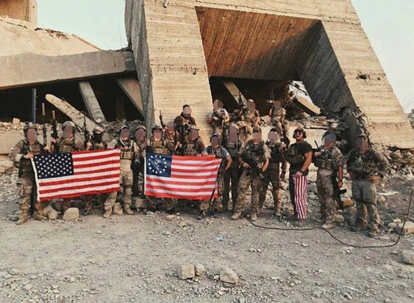 Marine Raiders pose for a photo