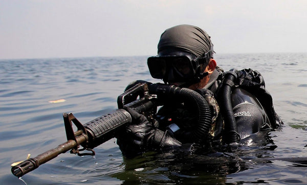 Navy SEAL on mission