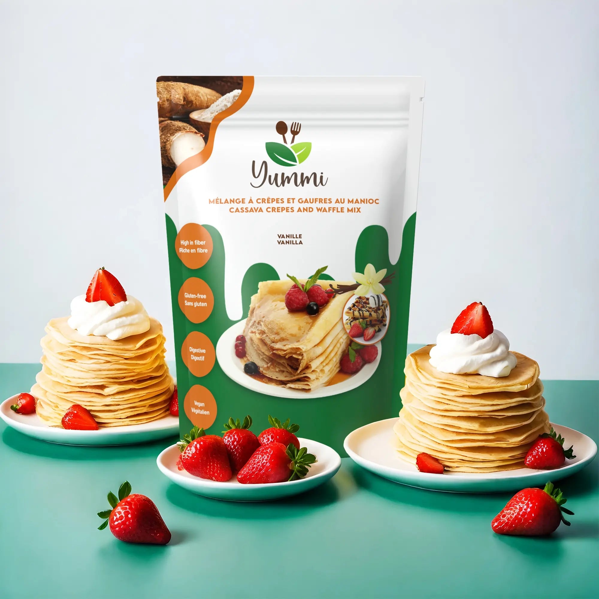 Mélange Vanille avec Sucre – Crêpes & Gaufres (sans gluten)