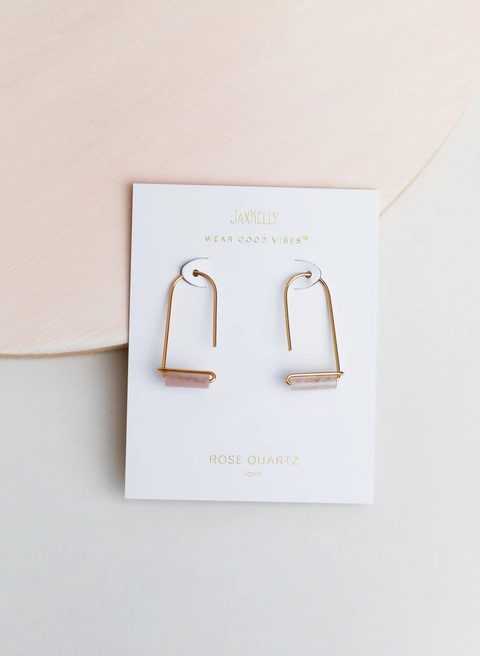 Jax Kelly Gemstone Drop Earrings