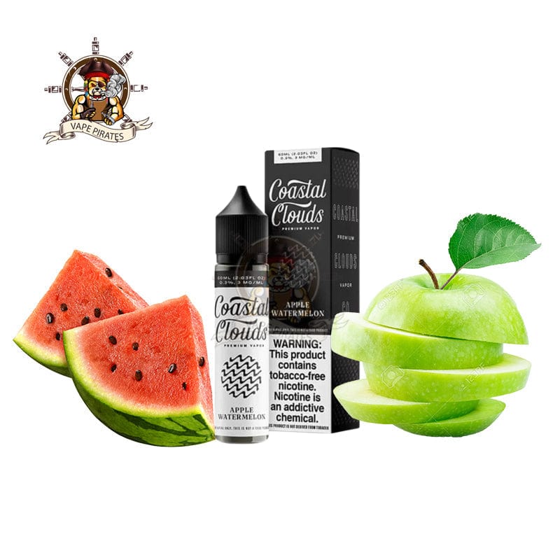 Coastal Clouds - Apple Watermelon - Vape Juice 60ml TFN