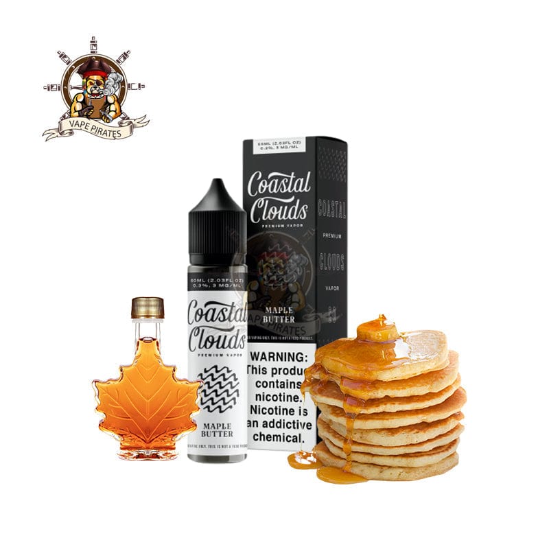Coastal Clouds - Maple Butter - Vape Juice 60ml