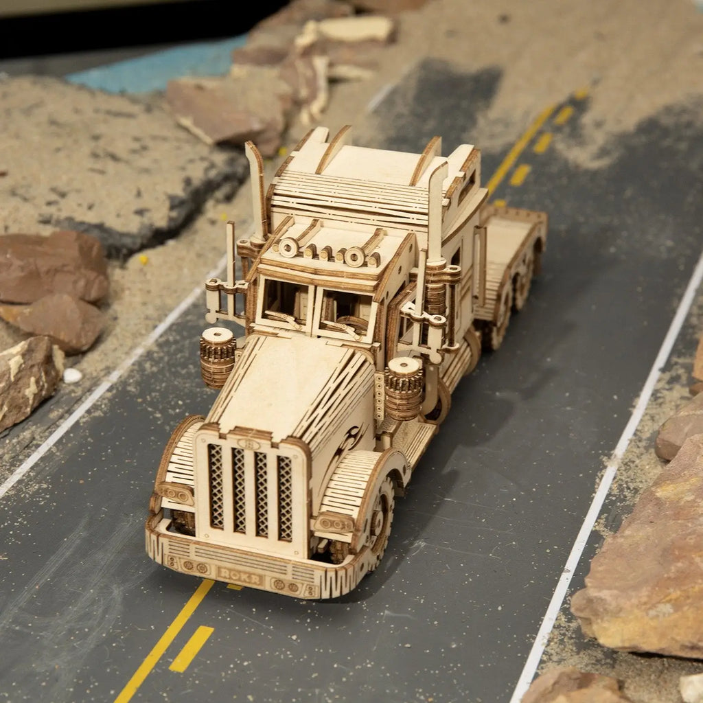 3D Wooden Heavy Truck Puzzle