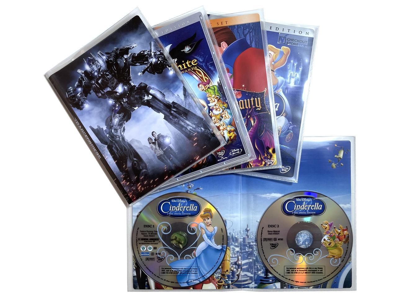 1000 CheckOutStore Clear 2 Disc CPP Full Cover Sleeve & DVD Booklet