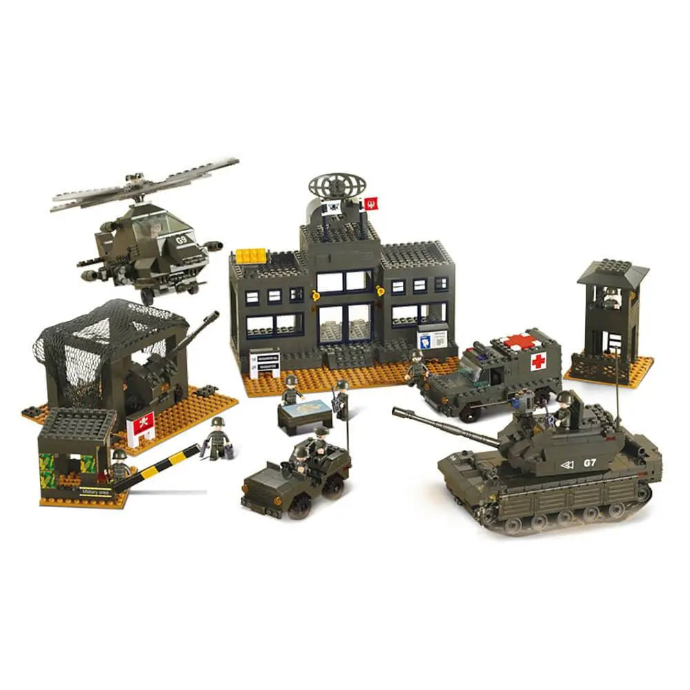 Sluban Army Headquarters Set M38-B7100 - John Bull Clothing