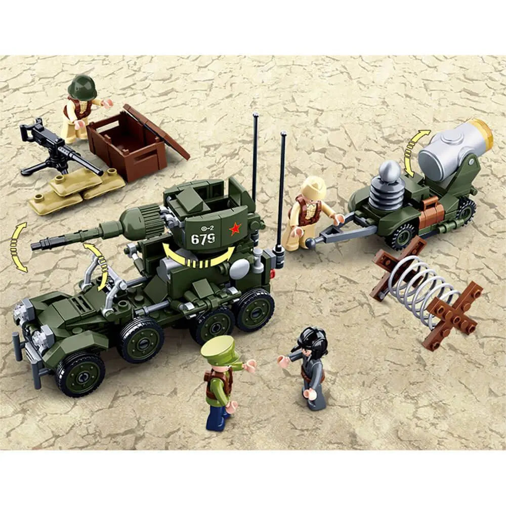 Other :: Toys :: Sluban Army WW2 M38-B0852 anti-aircraft cannon