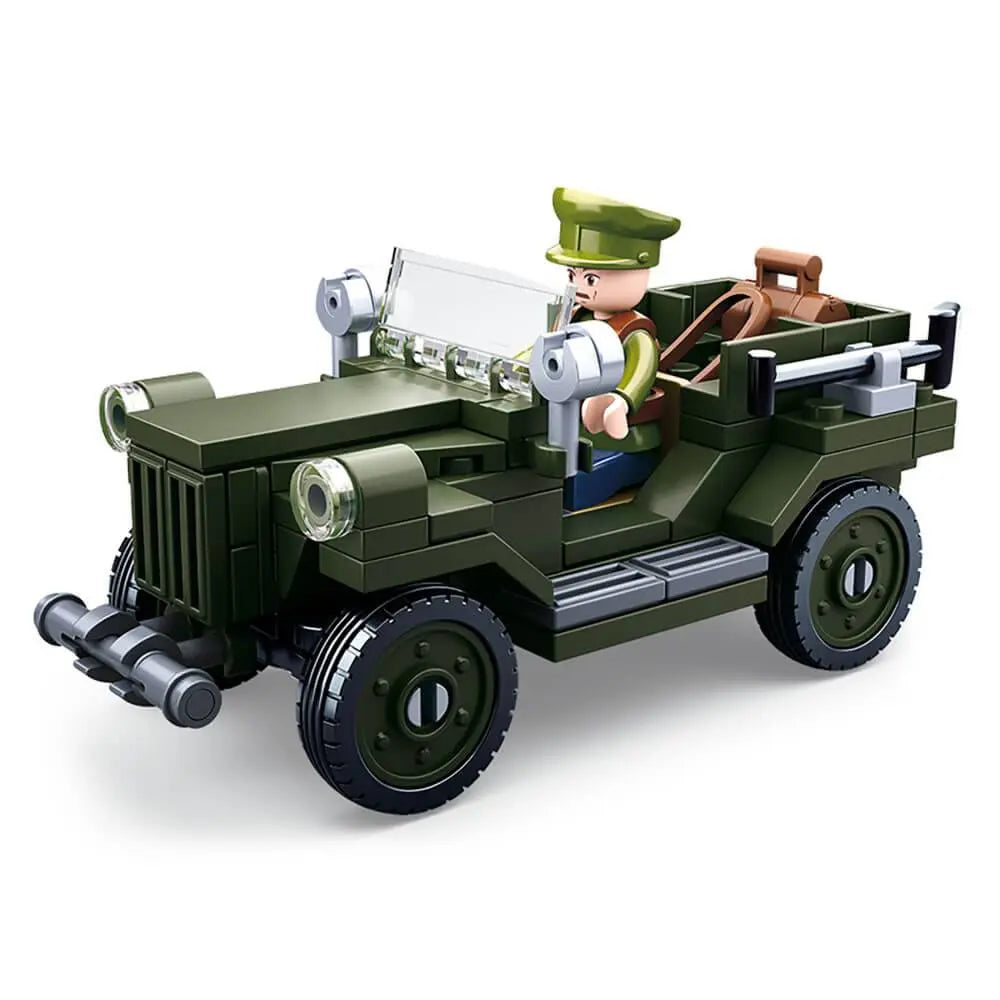 Sluban Army WWII Allied Light Truck M38-B0682 - John Bull Clothing