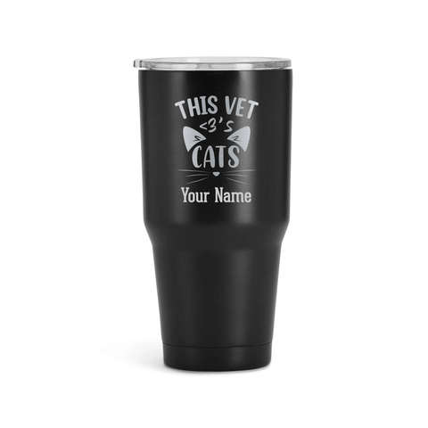 This Vet Loves Cats Tumbler