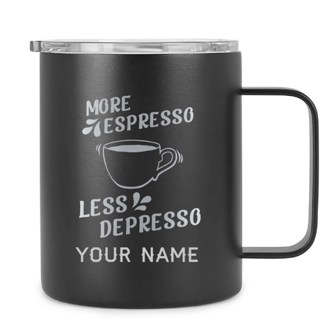 More Espresso Less Depresso Coffee Mug