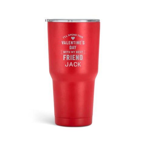 Best Friend Valentine’s Day Tumbler