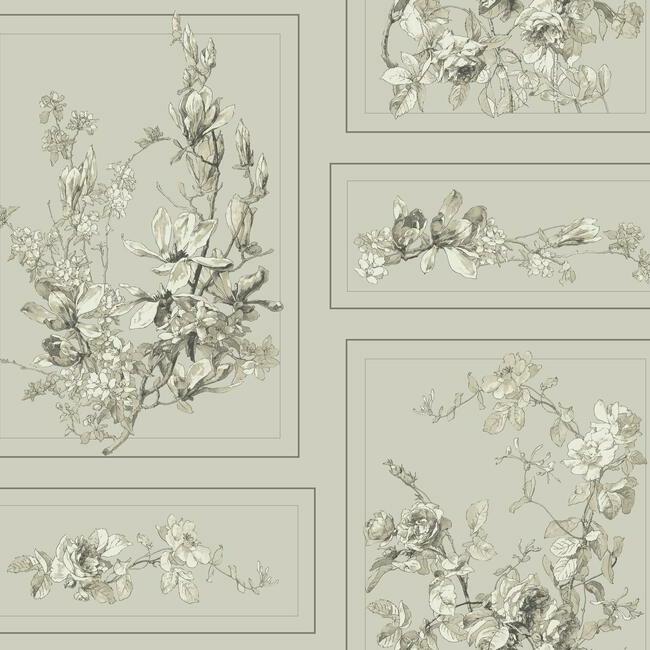 Magnolia Home The Magnolia Wallpaper - Warm Gray