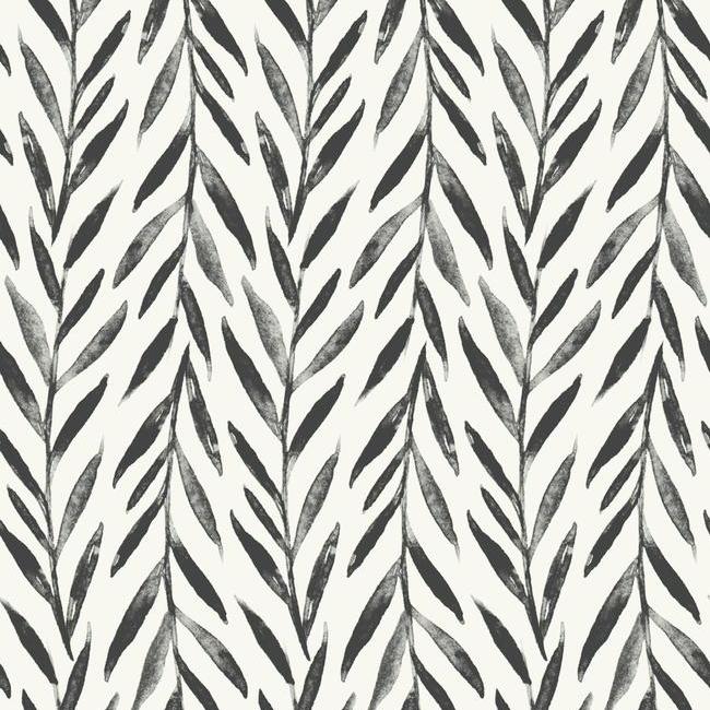 Magnolia Home Willow Peel & Stick Wallpaper - Black