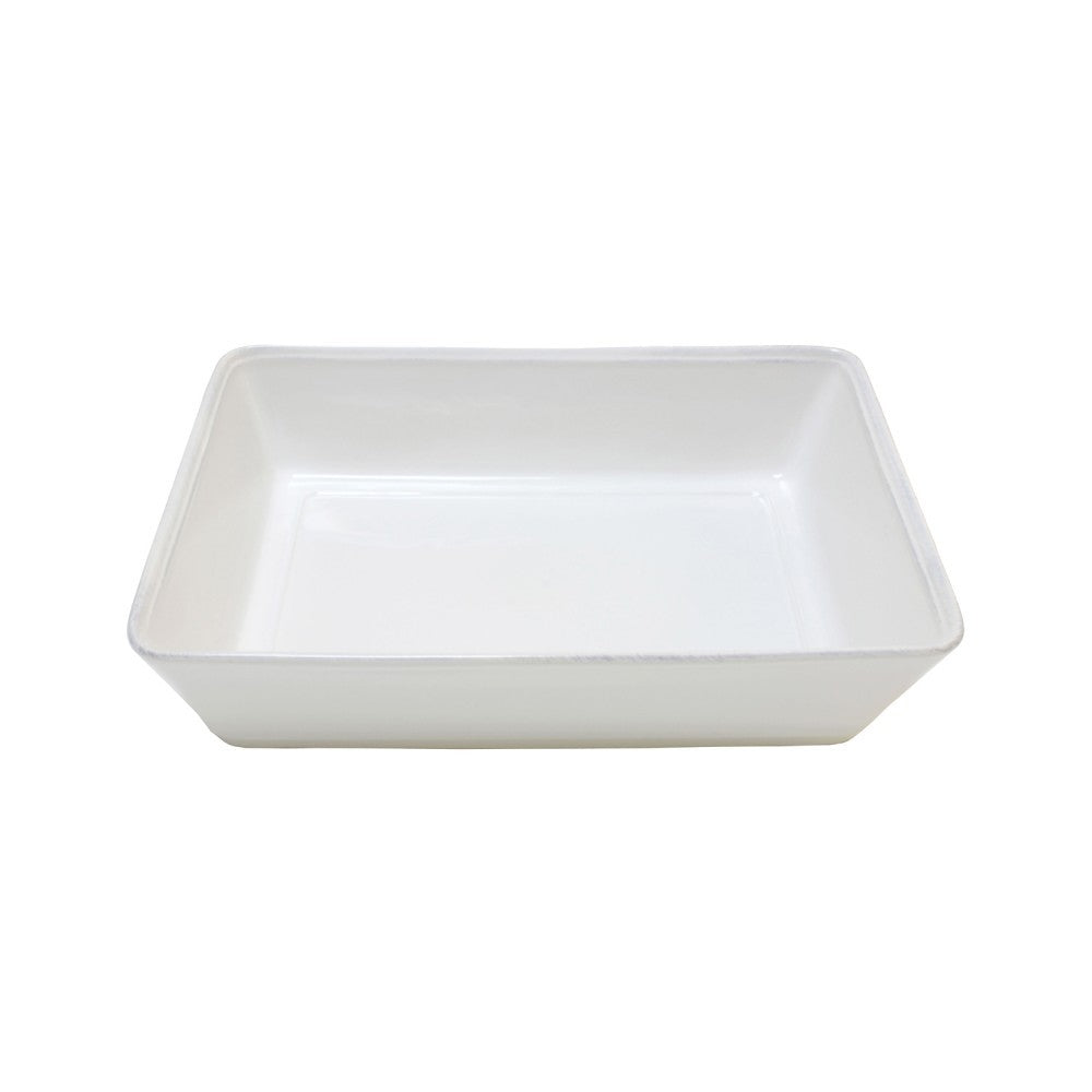 Friso 14 in Rectangular Baker - White