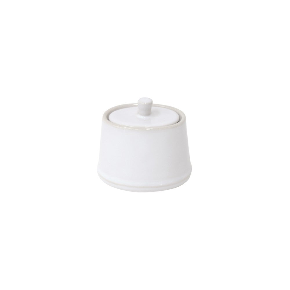 Beja Sugar Bowl - White Cream