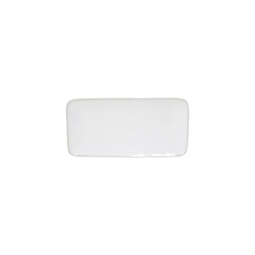 Beja Small Rectangular Tray - White Cream