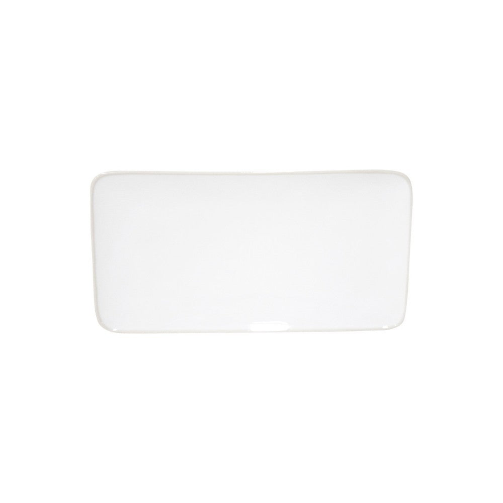 Beja Large Rect Tray - White Cream