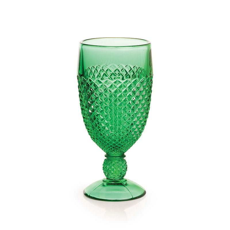 Addison Goblet - Emerald - Final Sale